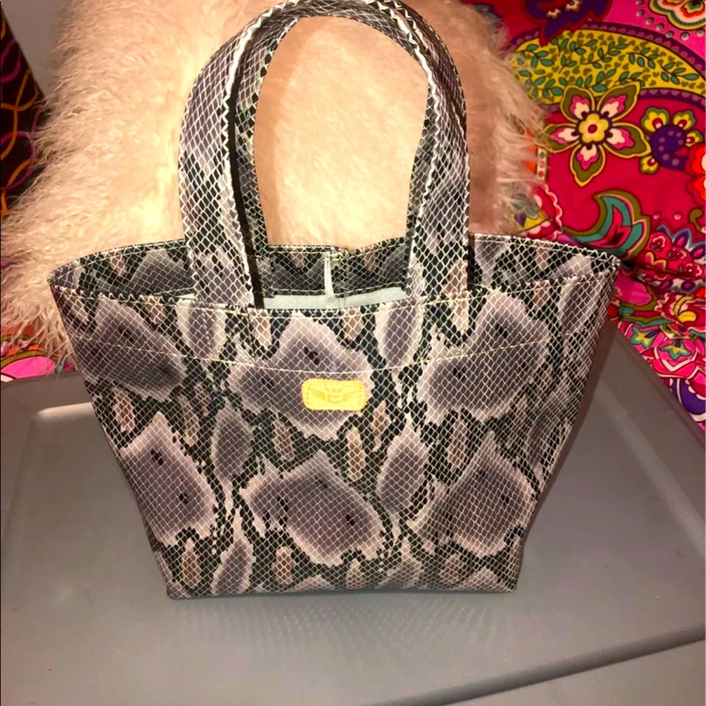 Viva Consuela snake skin tote